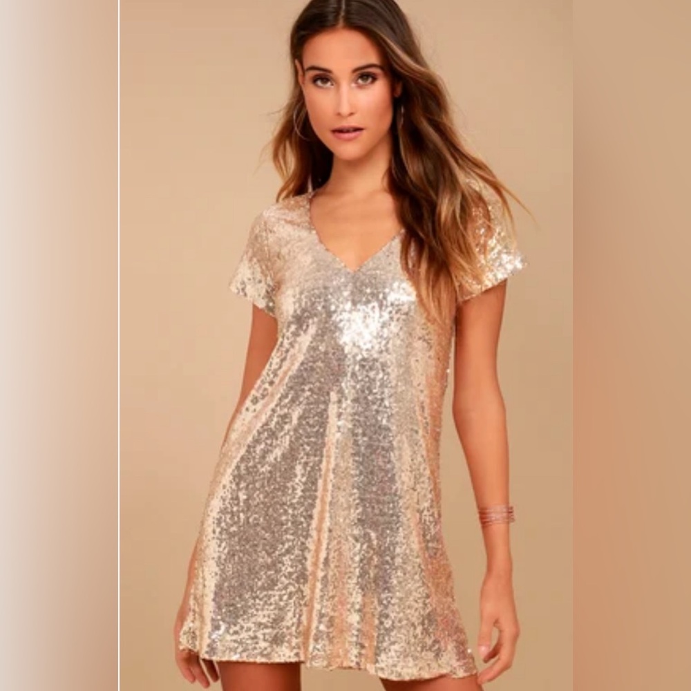 Lulus sequin dress